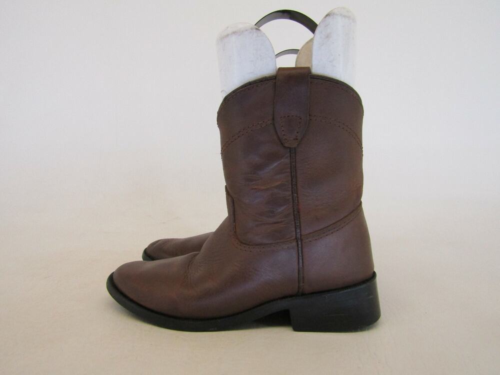 Dan Post Toddler Size 7.5 D Brown Leather Roper Cowboy Western Boots